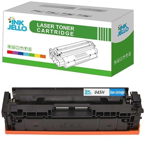 Image of Inkjello 045H Toner Cartridge Replacement for Canon i-SENSYS LBP611Cn LBP613Cdw MF631Cn MF633Cdw MF635Cx Cyan (1 Pack)