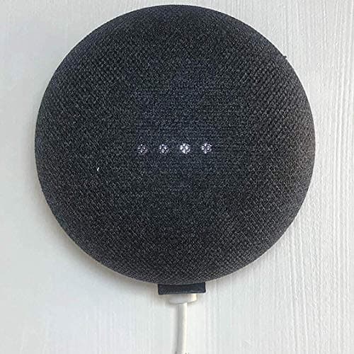 Image of 3D Cabin Hidden Wall Bracket Compatible with the Google Home Mini - Black