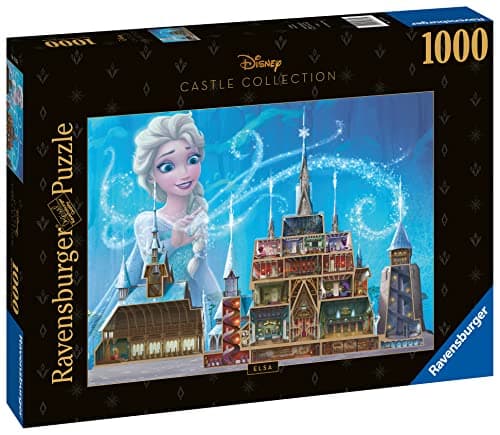 Image of Ravensburger Disney Castles Elsa 1000 Piece Jigsaw Puzzles for Adults and Kids Age 12 Years Up