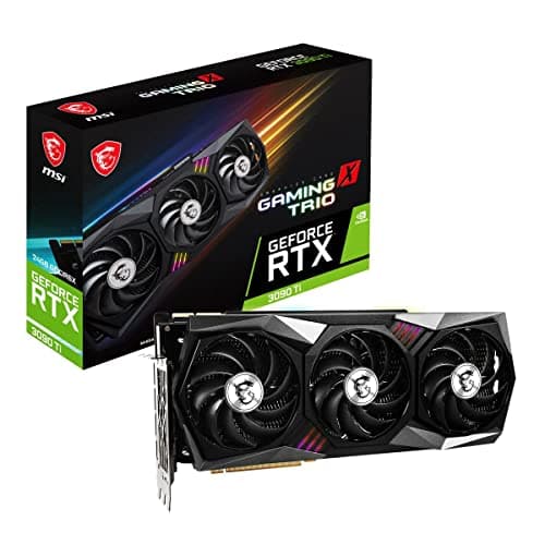 Image of MSI Gaming GeForce RTX 3090 Ti 24GB GDRR6X 384-Bit HDMI/DP Nvlink Tri-Frozr Ampere Architecture OC Graphics Card (RTX 3090 Ti Gaming X Trio 24G)