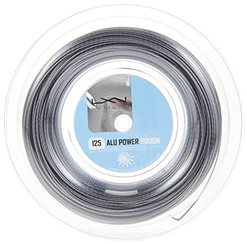 Image of Wilson Luxilon ALU Power Rough 125 Tennis String - 100m Reel, Grey