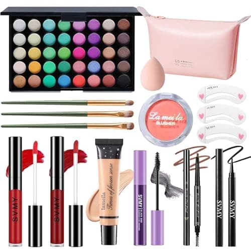 Image of Makeup Set for Women, Makeup Full Kit for Beginners & Professionals, Travel Makeup Set for Teens & Adults, Makeup Gift Set for Girls, Eyeshadow Palette, Lip Gloss, Face & Eye Make up