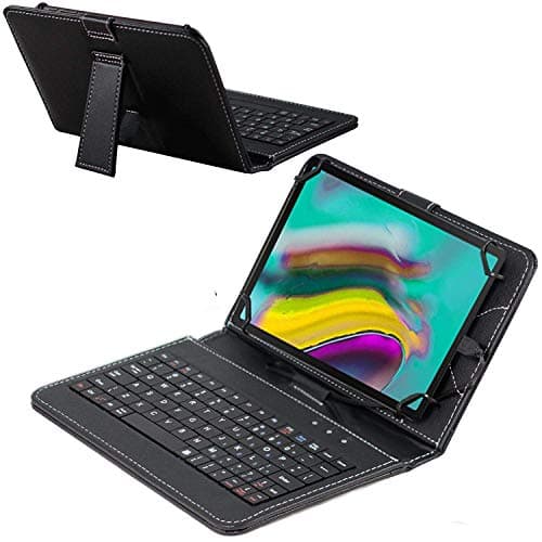Image of Navitech Black Keyboard Case Compatible with The Linx 1010