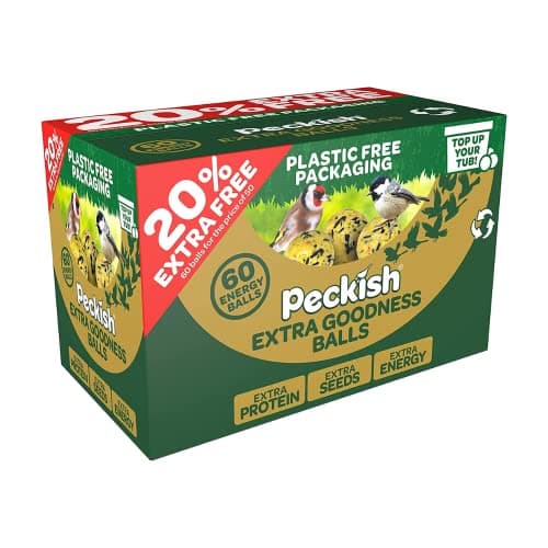 Image of Peckish Extra Goodness Energy Balls 50 Box plus 20% Extra Free, Green, 1 Count (Pack of 1)
