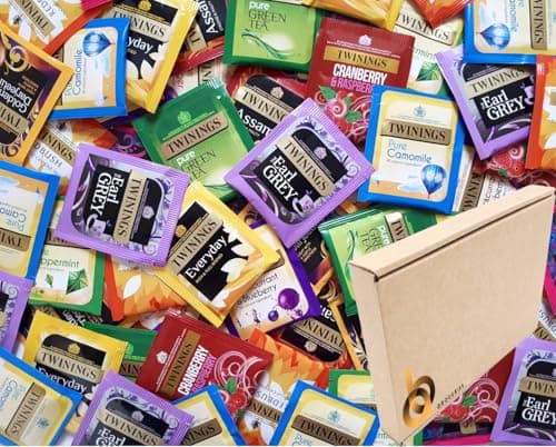 Image of Twinings Tea Bags Individual Enveloped Tagged Classic and Flavoured Selections (15 Tea Envelopes)
