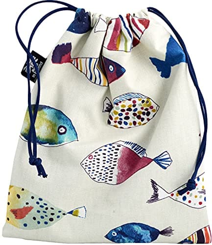 Image of Vagabond Bags Ltd Fancy Fish Drawstring Bag