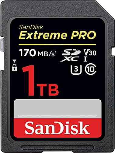 Image of SanDisk Extreme PRO 1TB SDXC Memory Card up to 170MB/s, UHS-1, Class 10, U3, V30