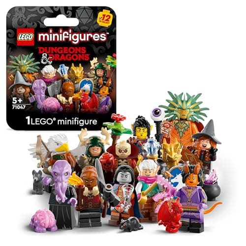 Image of LEGO Minifigures Dungeons & Dragons Mystery Box, Collectible Toy character Figures for 5 Plus Year Old Boys & Girls, Great for Fantasy Role Play, Gift for Kids (1 of 12 Chosen at Random) 71047