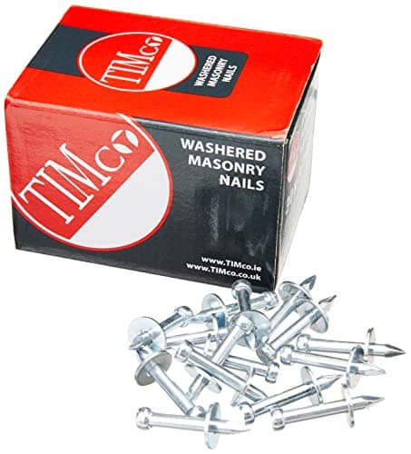 Image of TIMCO Washered Masonry Nails - 3.7 x 30 - Box of 100