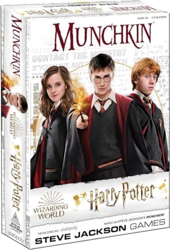 Image of USAopoly | Munchkin: Harry Potter | Board Game | Ages 11 Plus | 3-6 Players | 60-120 Minutes Playing Time
