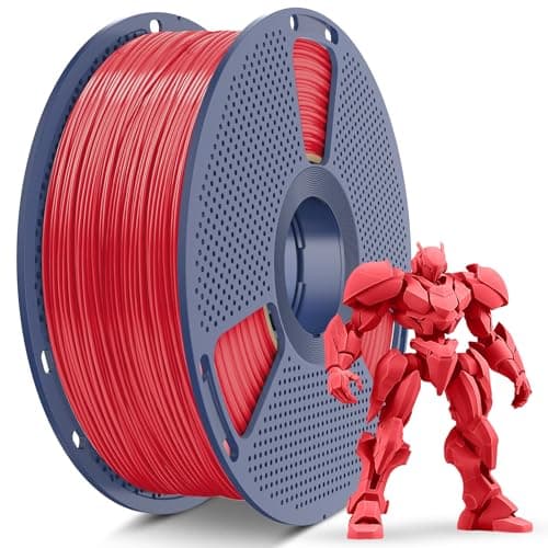 Image of SUNLU ABS Filament 1.75mm, High Strength 3D Printer Filament, High Temperature Resistance 3D Printing Filament 1.75mm, 1KG Spool, abs Red