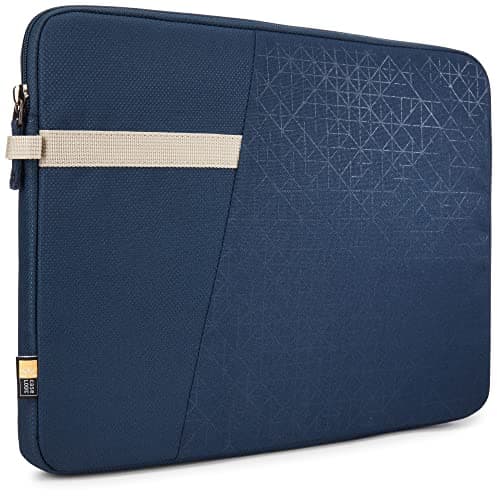 Image of Case Logic Unisex Ibira 13.3" Laptop Sleeve Laptop Sleeve, dress blue, standard size, Modern
