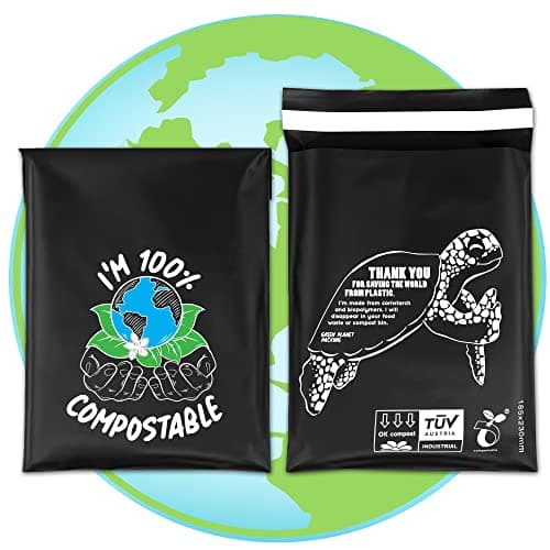 Image of Compostable Mailing Bags,Biodegradable Mailing Bags,Eco Friendly Mailers 12 x 16" (30.5 x 40.5 cm) |10PK|