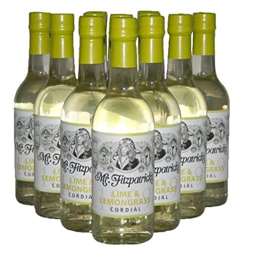 Image of Mr Fitzpatricks Lime and Lemongrass Cordial, 500ml (12 x 500ml)
