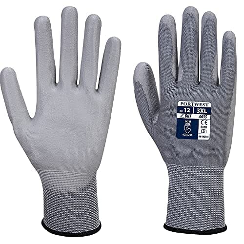 Image of Portwest A635 Economy Cut Protection Glove Grey, Large