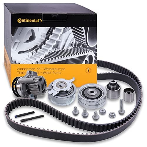 Image of 1 x Original Contitech Water Pump Timing Belt Kit Set with Tensioner Pulley and Guide Pulley CT1139WP6
