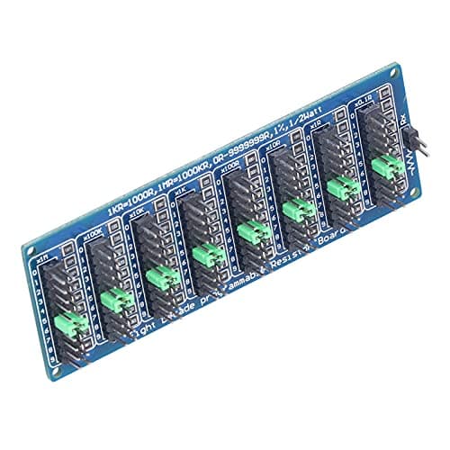 Image of 0.1Ω to 9.99999Ω Programmable Resistor Board, 8-Digit Precision, 200V, Ideal for Electronic Testing and Calibration