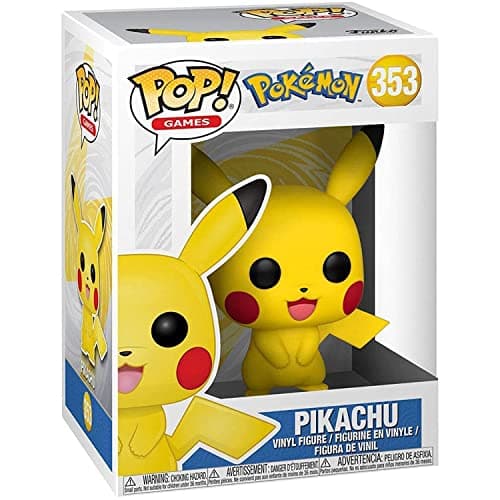 Image of Funko Pop! Games: Pokemon - Pikachu - Collectable Vinyl Figure - Gift Idea - Official Merchandise - Toys for Kids & Adults - Video Games Fans - Model Figure for Collectors and Display