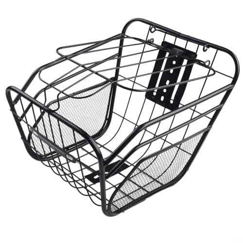 Image of Metal Front Basket For Bikes And Scooters Suitable For Holding School Bags, Books, Food And Stationery(Basket)