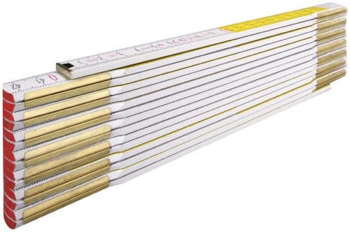 Image of Stabila 01231/1 3 m x16 mm "Type 617/11" Folding Rules Wood - Multi-Colour