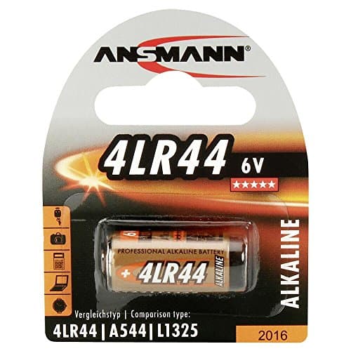 Image of ANSMANN 4LR44 6V Alkaline Battery [Pack of 1] 4LR44/A544/4G13/L1325 Ideal For Dog Training Collars, Anti-Bark Collars, Blood Glucose Meters, Toys, Digital Cameras, Flashguns and Many More