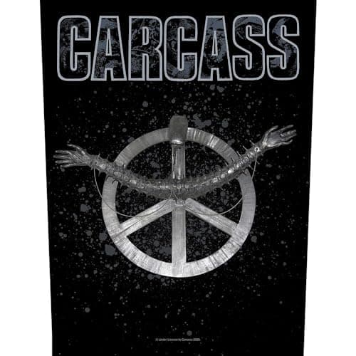Image of Carcass Heartwork Patch (One Size) (Black/Grey)