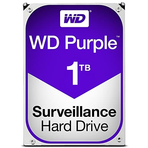 Image of WD Purple 1TB Surveillance Hard Disk Drive - Intellipower SATA 6 Gb/s 64MB Cache 3.5 Inch