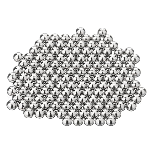 Image of sourcing map 100Pcs 1/8" Bearing Balls, 440C Stainless Steel, G10 Precision Balls for Bearings Bicycles Casters Automotive Part and DIY, (Mirror Polished)