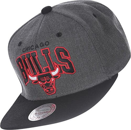 Image of Mitchell & Ness NBA Chicago Bulls Dark Arch Snapback Cap EU242 Kappe Basecap