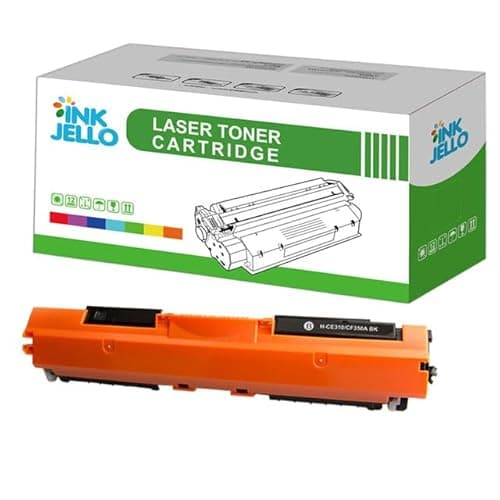 Image of Inkjello CRG 729 Toner Cartridge Replacement for Canon i-SENSYS LBP7010C LBP7018C Black (1 Pack)