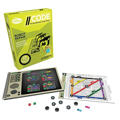 Image of ThinkFun Robot Repair Coding Board Game and STEM Toy for Boys and Girls Age 8 and Up