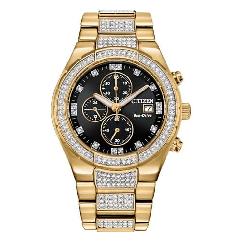 Image of Citizen, Gents Eco-Drive Crystal Wr50 Watch for Men