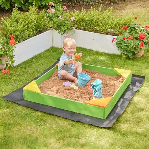 Image of Liberty House Toys Children's Basic Sandpit with Cover
