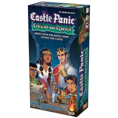 Image of Fireside Games Castle Panic: Crowns and Quests | Expansion | Board Game for Adults and Family | Cooperative | Ages 8+ | for 1 to 6 Players | Average Playtime 45 Minutes | Made