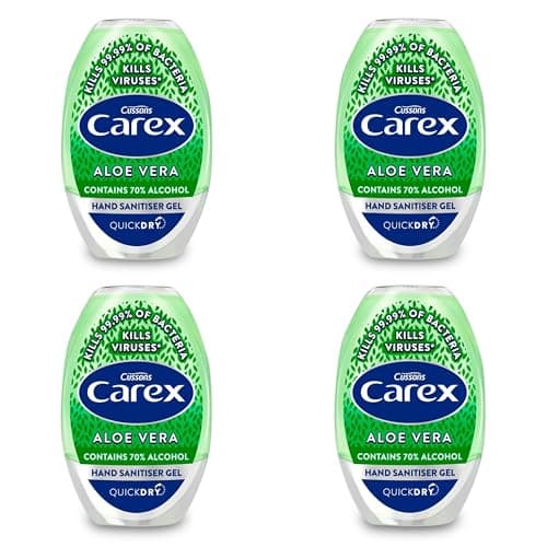 Image of Katsy Style Hand Sanitiser Gel - Antibacterial, Aloe Vera, Gel Form - 50ml Bottle, Pack of 4 - Personal Hygiene Solution for Hands