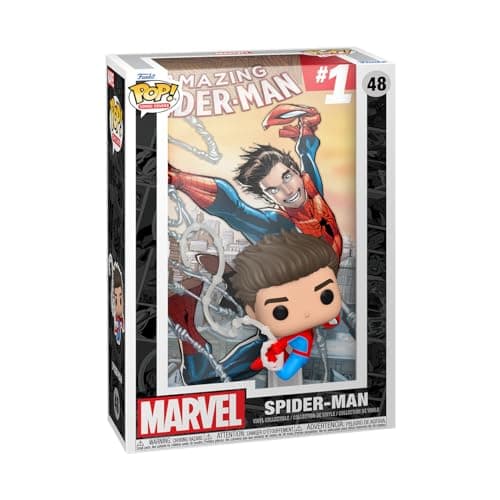 Image of Funko Pop! Comic Cover: Marvel - the Amazing Spider-Man #1 - Spider-man - Collectable Vinyl Figure - Gift Idea - Official Merchandise - Toys for Kids & Adults - Marvel Fans
