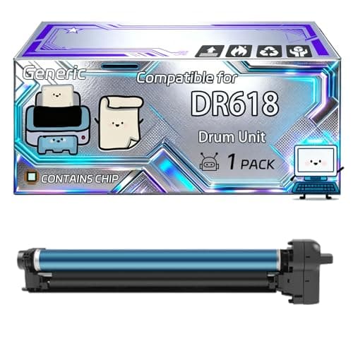 Image of DR618 Drum Unit Compatible for Konica Minolta AccurioPrint C 750 i C 751 i Printers, With Chip, 80000 Pages, Vibrant Colours (1 Pack Black)