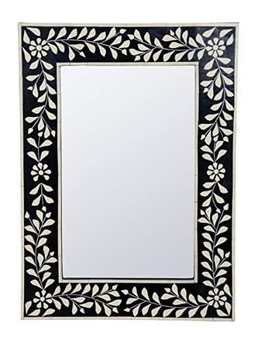 Image of Harrow Decor Bone Inlay Work Rectangular Mirror WM 060, Size 22''x16''