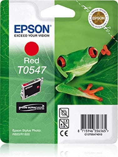 Image of Epson Original Ink Cartridge T0547, Red, Genuine