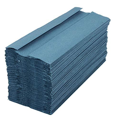 Image of 2Work 1-Ply C-Fold Hand Towels Blue (Pack of 2880) KF03800