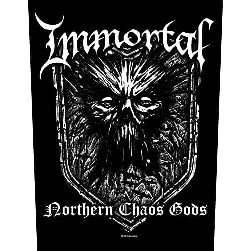 Image of RAZAMATAZ XLG Immortal Northern Chaos Gods Back Patch Heavy Black Metal Sew On Applique