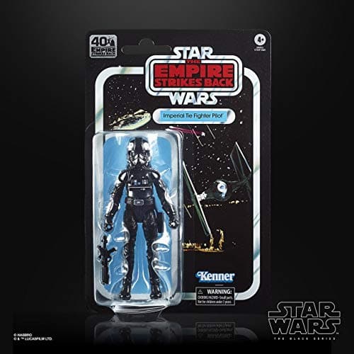 Image of Star Wars The Black Series Imperial TIE Fighter Pilot 6-Inch Scale The Empire Strikes Back 40th Anniversary Collectible Figure