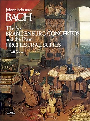 Image of The Six Brandenburg Concertos and the Four Orchestral Suites in Full Score (Dover Orchestral Scores)