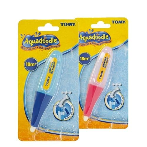 Image of Aquadoodle Easy Grip Water Pen, Mess Free Colouring Water Mats, Toy Baby Accessory, Suitable for Babies, Boys and Girls Aged 18 Months+ Easy Grip Pen