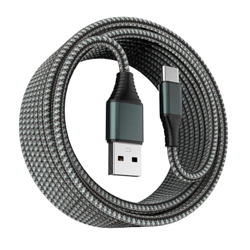 Image of TIGOJH Long USB C Cable 10M USB A to USB C Cable Fast Charging Cord Compatible with MacBook/PS5 Controller/Switch/Galaxy/LG/Pixel/Moto and More Type C Devices