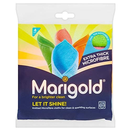 Image of Marigold Let it Shine 4pk - Extra Thick Microfibre Cloths