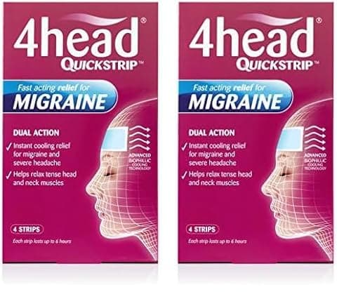 Image of 4HEAD Quickstrip Hydro Gel Strips, 4 count (Pack of 2)