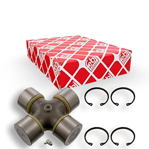 Image of febi bilstein 14511 Universal Joint for propshaft, with grease nipple, pack of one