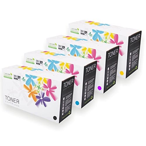 Image of Cartridge Max ® Compatible High Capacity 4 Colour Epson S0501 Toner Cartridge for Epson AcuLaser C1100, C1100D, C1100DN, C1100N, CX11N, CX11NF, CX11NFC, CX11NFT (Black,Cyan,Magenta,Yellow, 4-Pack)