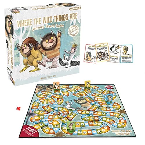 Image of AQUARIUS Where The Wild Things are Journey Board Game - Fun for Kids & Adults - Officially Licensed Merchandise & Collectibles